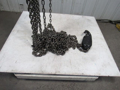 CM Model S 4 Ton Manual Chain Fall Hoist 32' 6" Lift w/Load Limiter Tested