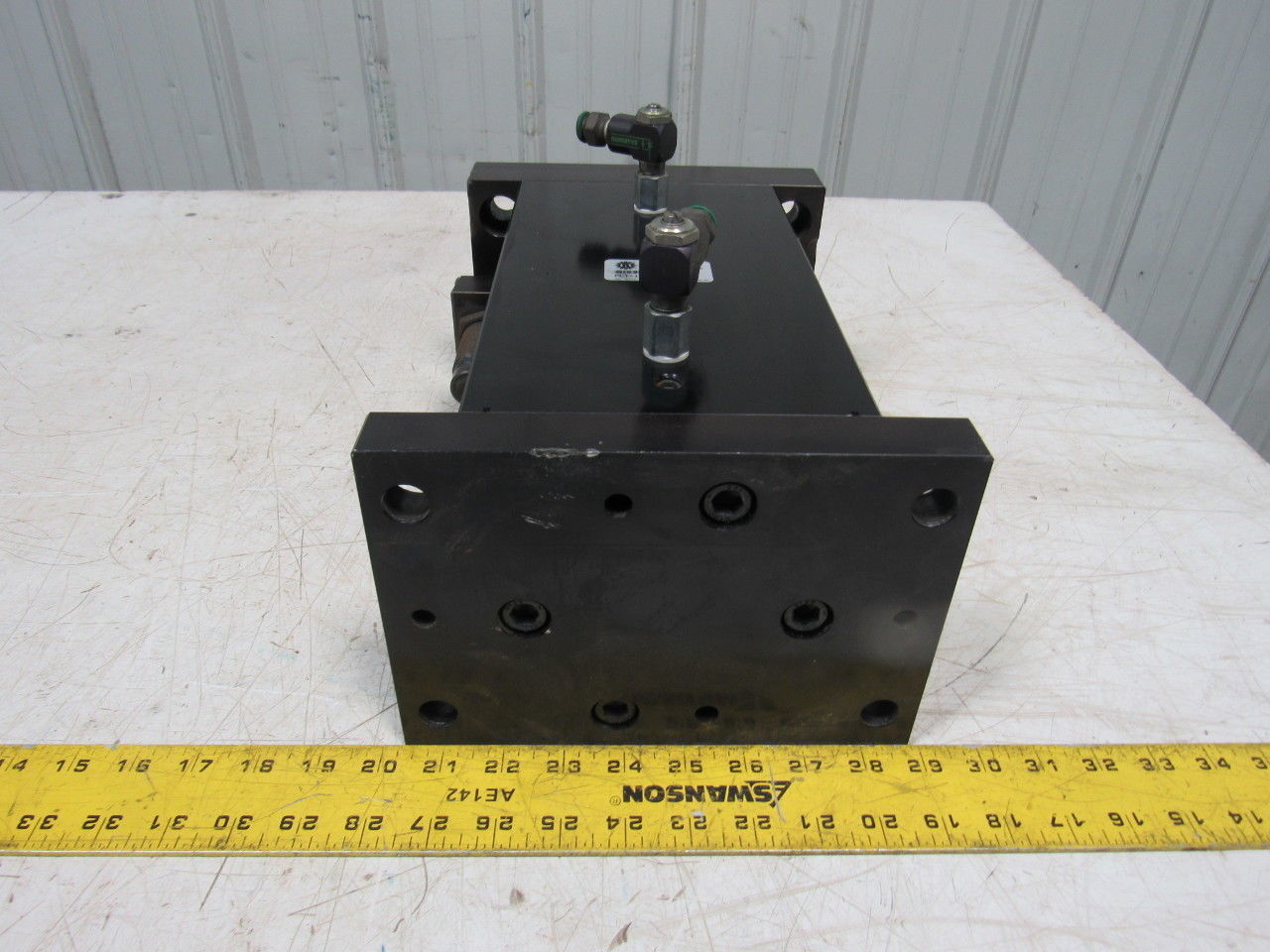 Destaco PLT-1000-2 Robohand 6" Stroke 4 Rod Linear Slide Vertical Thrust Base