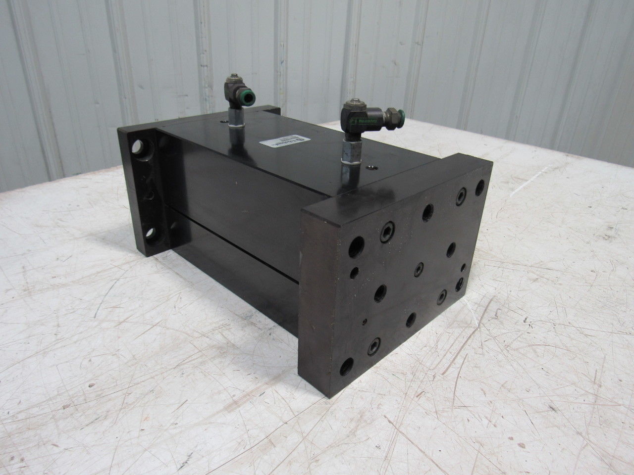 Destaco PLT-1000-2 Robohand 6" Stroke 4 Rod Linear Slide Vertical Thrust Base