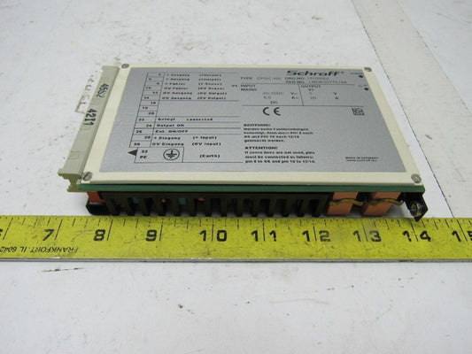 Schroff Pentair CPDC 105 DC/DC Wandler 20-72 VDC Input 5VDC Output Power Supply