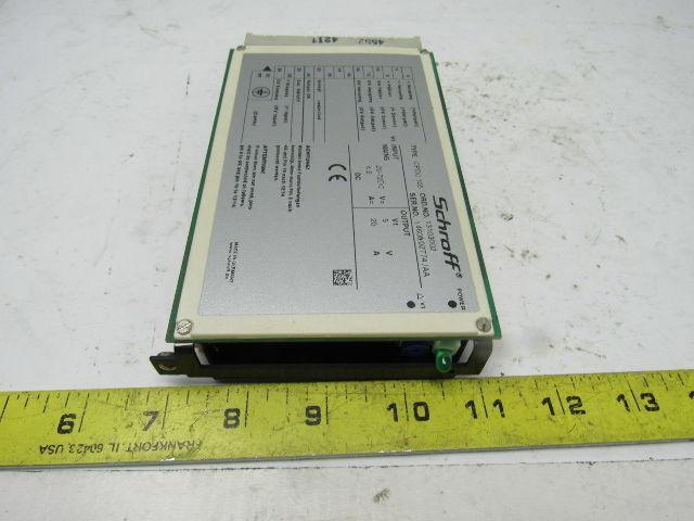 Schroff Pentair CPDC 105 DC/DC Wandler 20-72 VDC Input 5VDC Output Power Supply