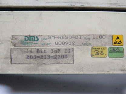 DMS SM-RESO-BI Vers. 1.00 14 Bit INF II Circuit Board Card