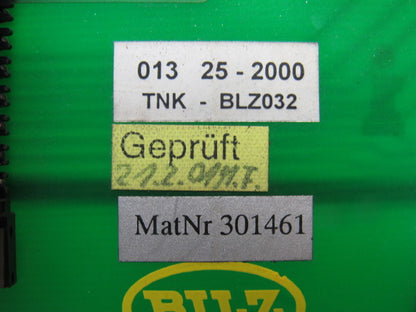 Bilz MatNr301461 TNK-BLZ032 CPU Handling System Circuit Board Card