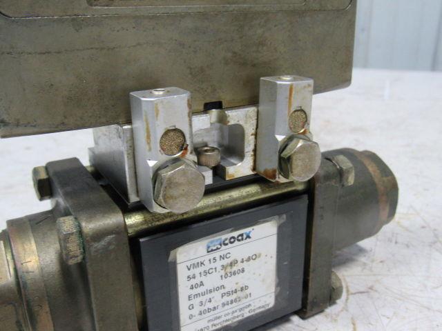 Rexroth Co-Ax GT10061-040 VMK15NC 4/2 Way 24VDC Solenoid  High Pressure Valve