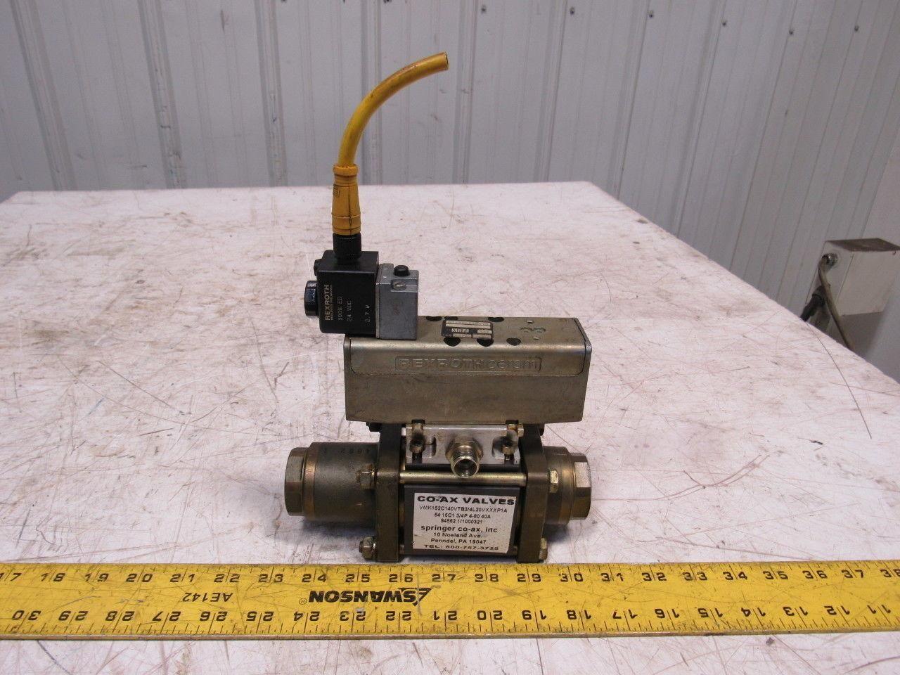 Rexroth Co-Ax GT10061-040 VMK15NC 4/2 Way 24VDC Solenoid  High Pressure Valve