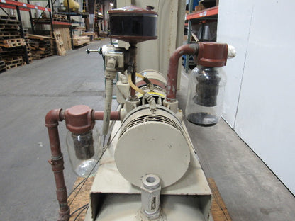 Squire Cogswell Atm-5565-3D-60G 3Hp Vacuum Pump Gast 5565-V4 125Gal Tank 3Ph