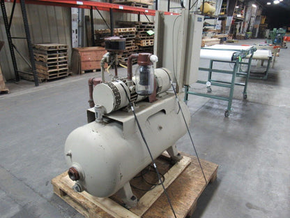 Squire Cogswell Atm-5565-3D-60G 3Hp Vacuum Pump Gast 5565-V4 125Gal Tank 3Ph