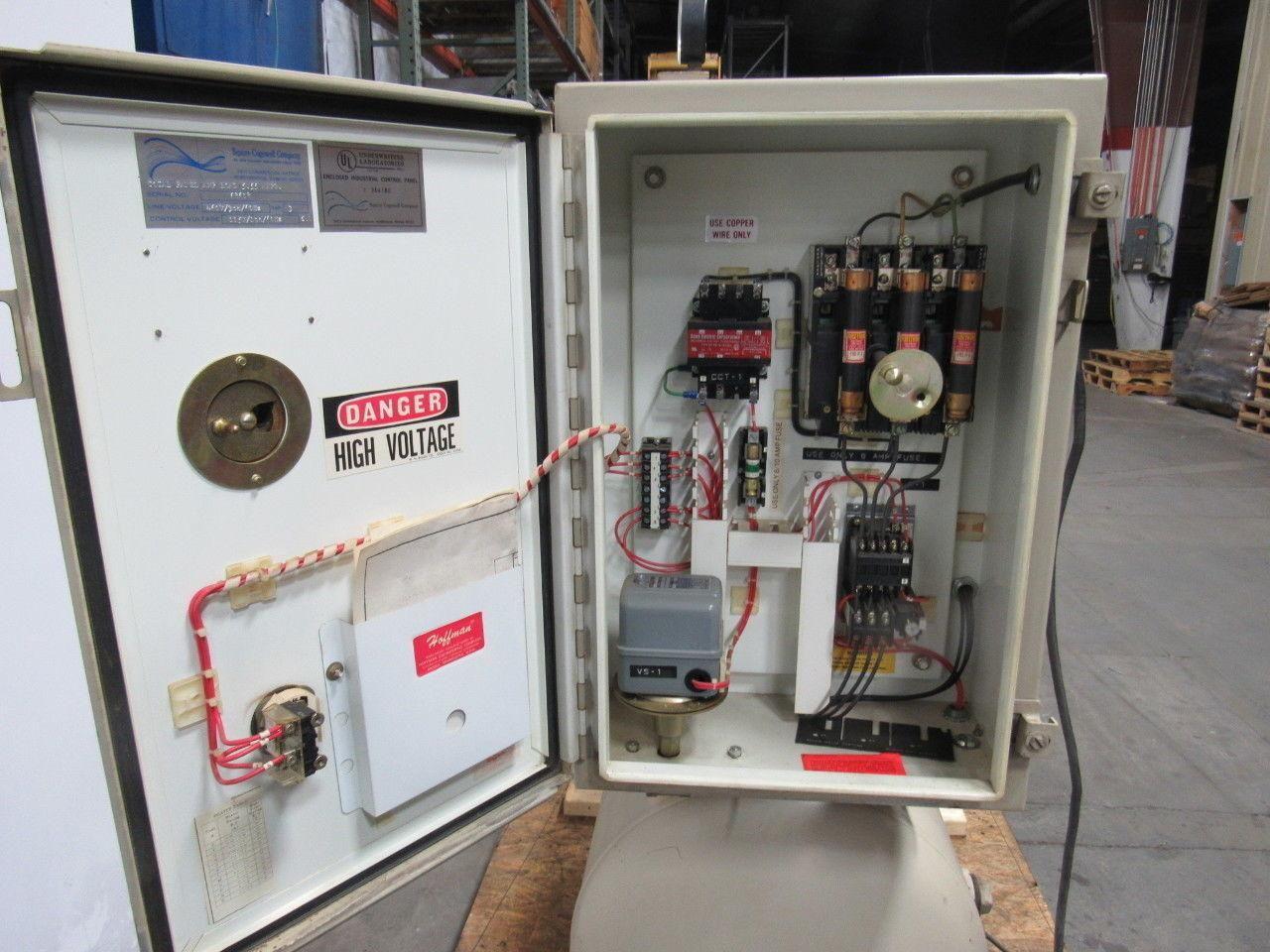 Squire Cogswell Atm-5565-3D-60G 3Hp Vacuum Pump Gast 5565-V4 125Gal Tank 3Ph