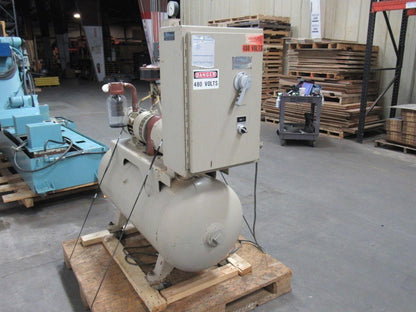 Squire Cogswell Atm-5565-3D-60G 3Hp Vacuum Pump Gast 5565-V4 125Gal Tank 3Ph