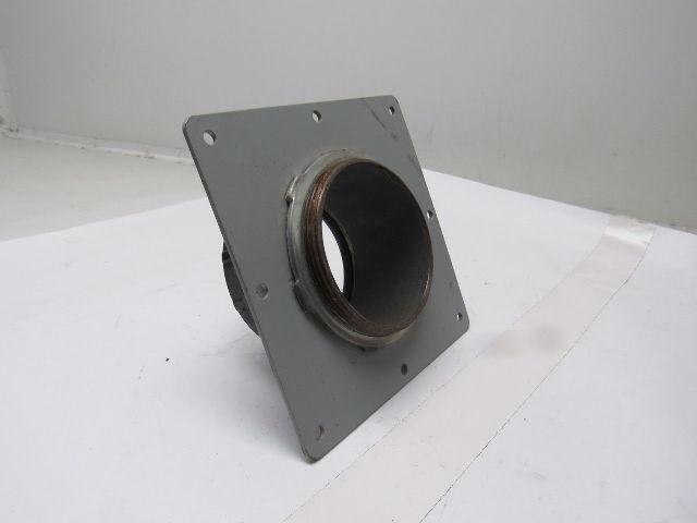 OZ/Gedney 4" Insulated Rigid Conduit Box Connector W/ Mounting Plate