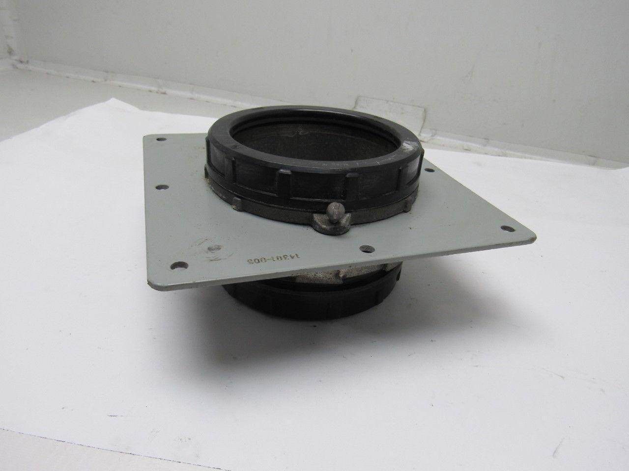 OZ/Gedney A400 4" Insulated Rigid Conduit Box Connector/ Mounting Plate