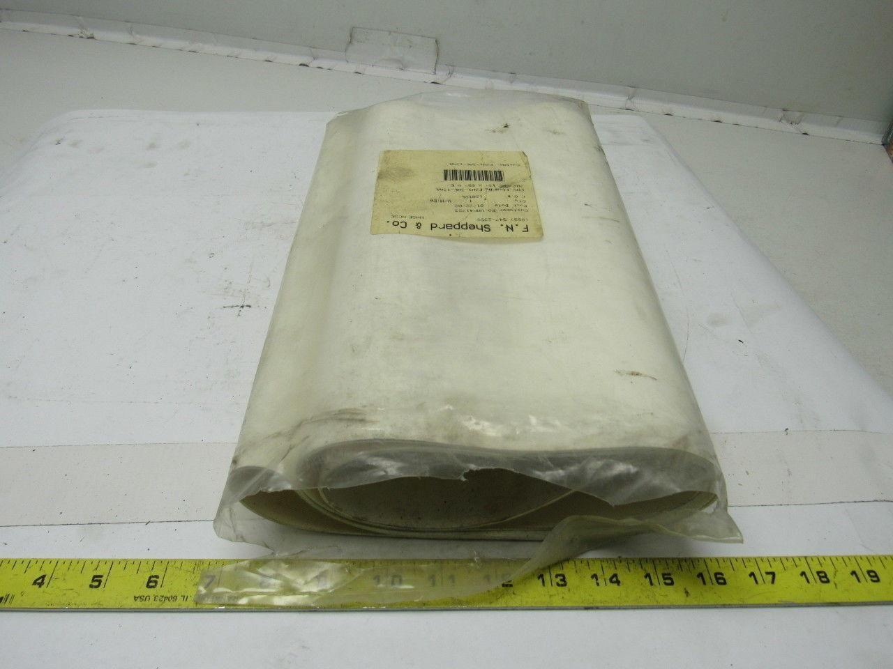 F.E. Sheppard 2W129AE 2 Ply Polyester Woven Silicone  Conveyor Belt 13"X55"