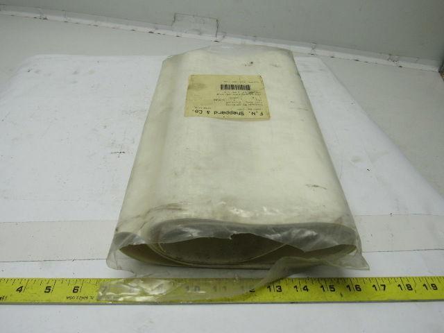 F.E. Sheppard 2W129AE 2 Ply Polyester Woven Silicone  Conveyor Belt 13"X55"