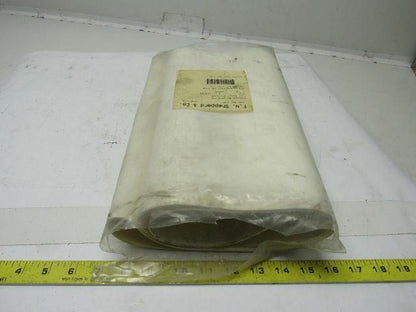 F.E. Sheppard 2W129AE 2 Ply Polyester Woven Silicone  Conveyor Belt 13"X55"