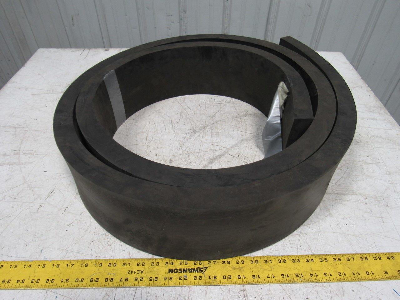 1-1/4" Thick Rubber Skirting Bumper 12'-8"X6-1/4"