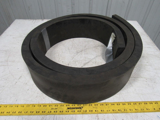 1-1/4" Thick Rubber Skirting Bumper 12'-8"X6-1/4"