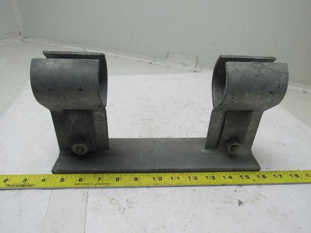2" Heavy Duty Galvanized Steel Conduit Stand Off Double Bracket