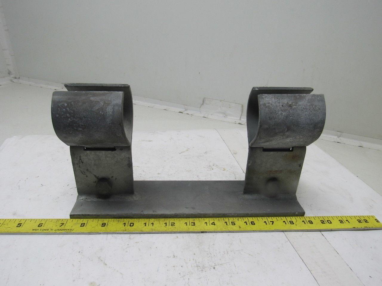 2" Heavy Duty Galvanized Steel Conduit Stand Off Double Bracket
