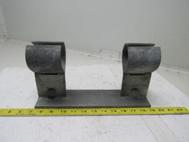 2" Heavy Duty Galvanized Steel Conduit Stand Off Double Bracket