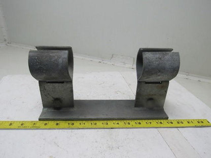 2" Heavy Duty Galvanized Steel Conduit Stand Off Double Bracket