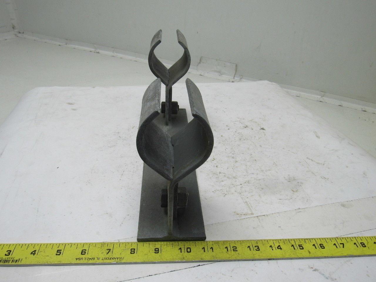 2" Heavy Duty Galvanized Steel Conduit Stand Off Double Bracket