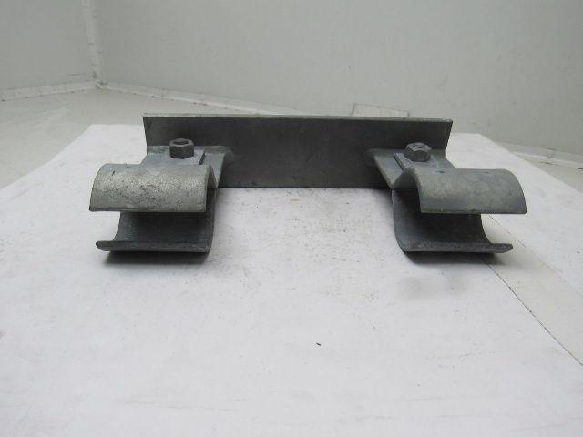 2" Heavy Duty Galvanized Steel Conduit Stand Off Double Bracket