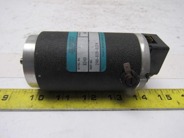 Electro-Craft 240-039-0124 E240 REV C Permanent Magnet DC Servo Motor 1/4" Shaft