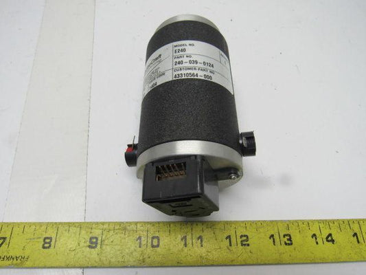 Electro-Craft 240-039-0124 E240 REV E Permanent Magnet DC Servo Motor 1/4" Shaft