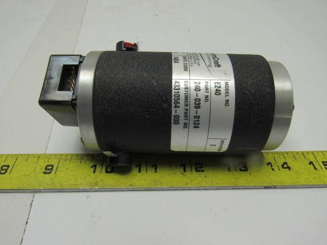 Electro-Craft 240-039-0124 E240 REV E Permanent Magnet DC Servo Motor 1/4" Shaft