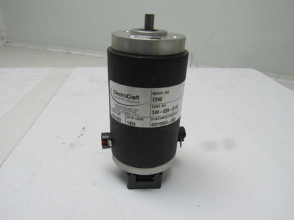 Electro-Craft 240-039-0124 E240 REV E Permanent Magnet DC Servo Motor 1/4" Shaft
