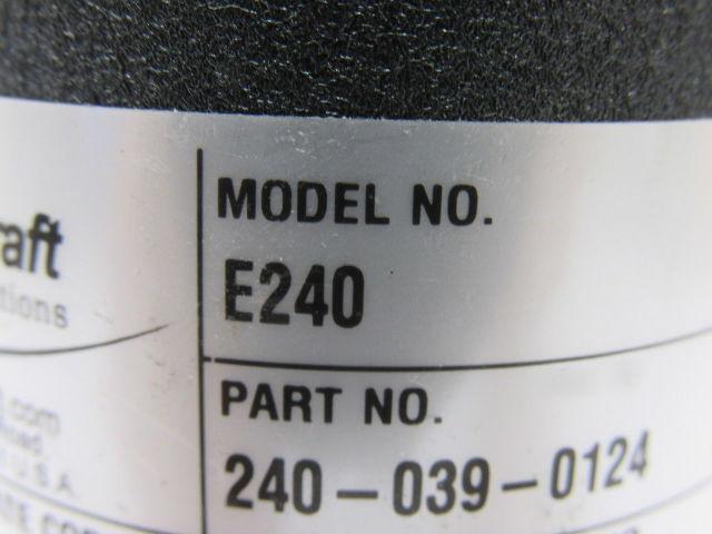 Electro-Craft 240-039-0124 E240 REV E Permanent Magnet DC Servo Motor 1/4" Shaft