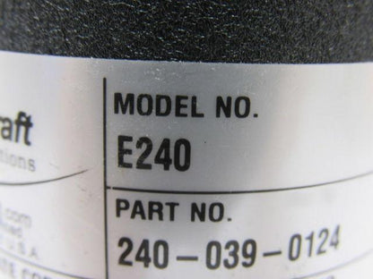 Electro-Craft 240-039-0124 E240 REV E Permanent Magnet DC Servo Motor 1/4" Shaft