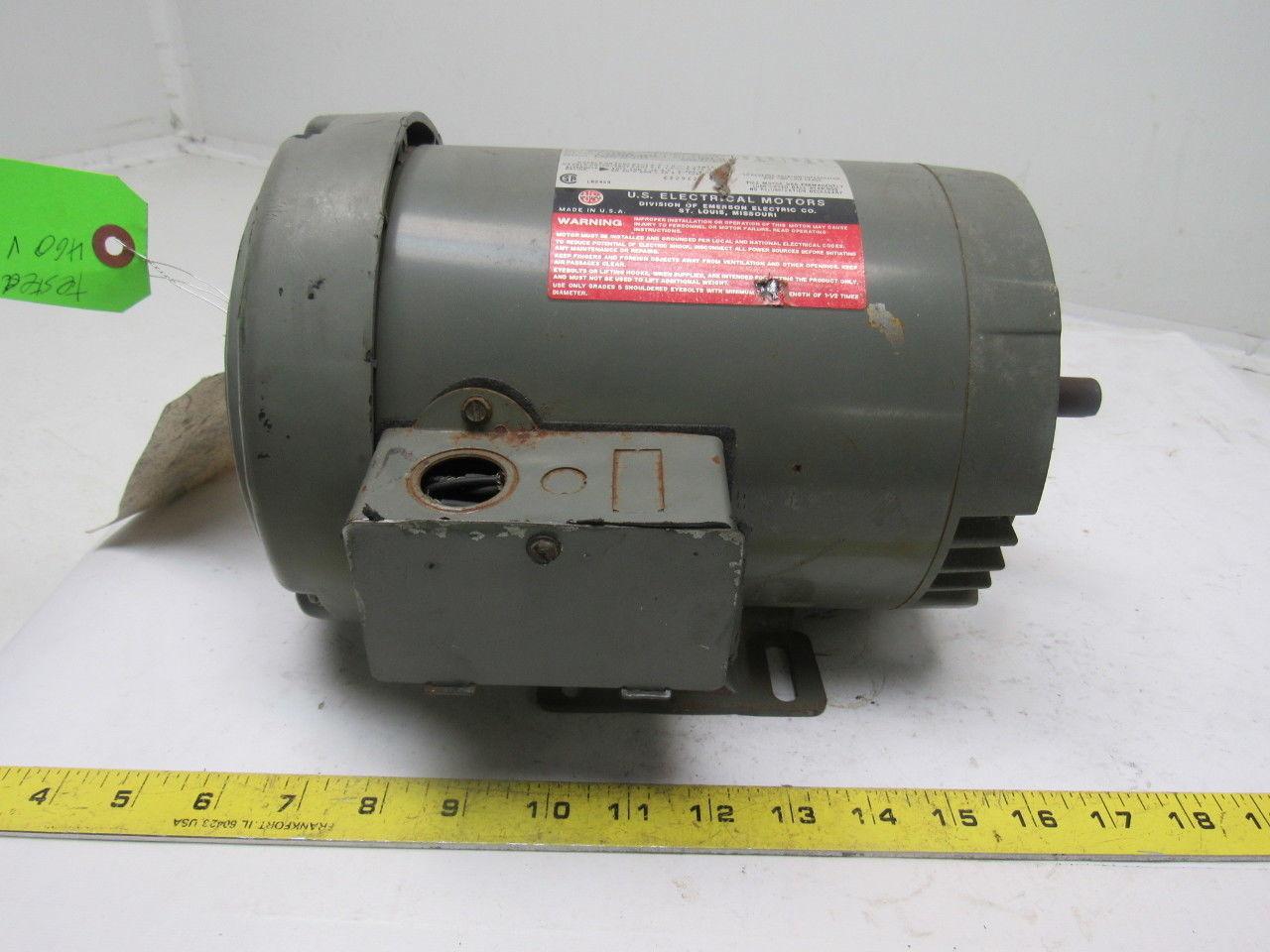 US Motors P63CPE-2872 F020 Type UT 1-1/2 Hp. 208-460V 60Hz. 1730 RPM AC Motor