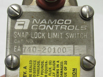 Namco Controls 740-20100  Snap Lock Limit Switch