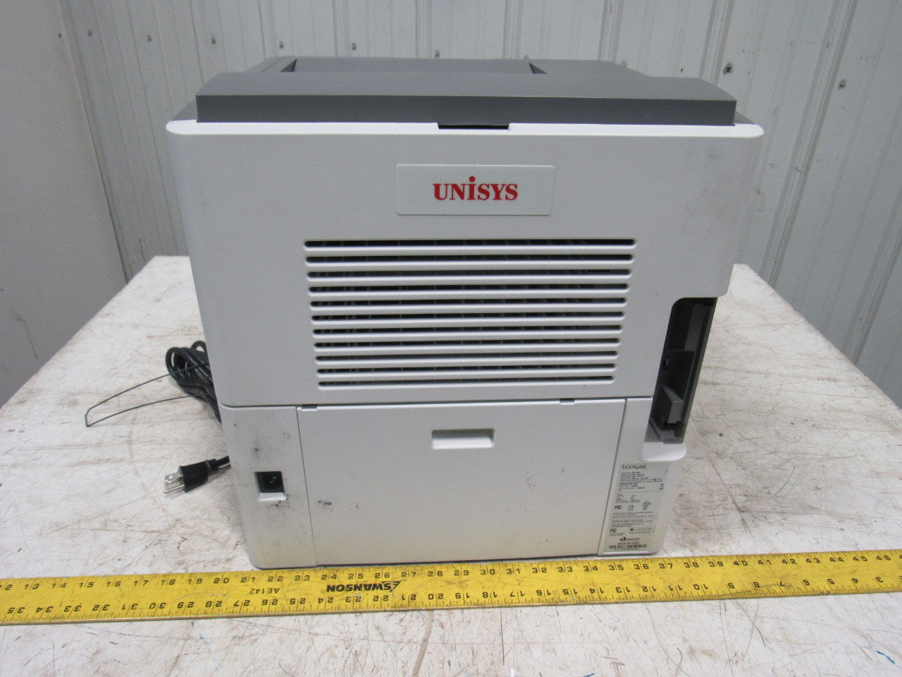 Lexmark Unisys 4062-43A Class 1 Laser Printer 110-127V 50/60Hz.
