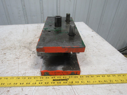 Danley 2 Pin Punch Press Die Shoe Set 16"X6" X 1"