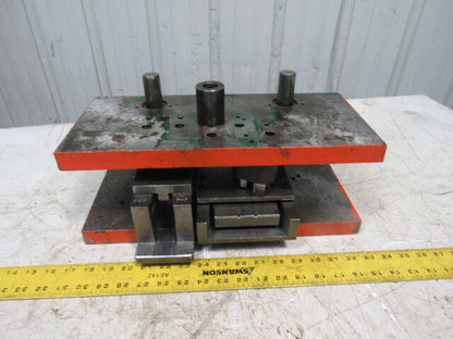 Danley 2 Pin Punch Press Die Shoe Set 16"X6" X 1"