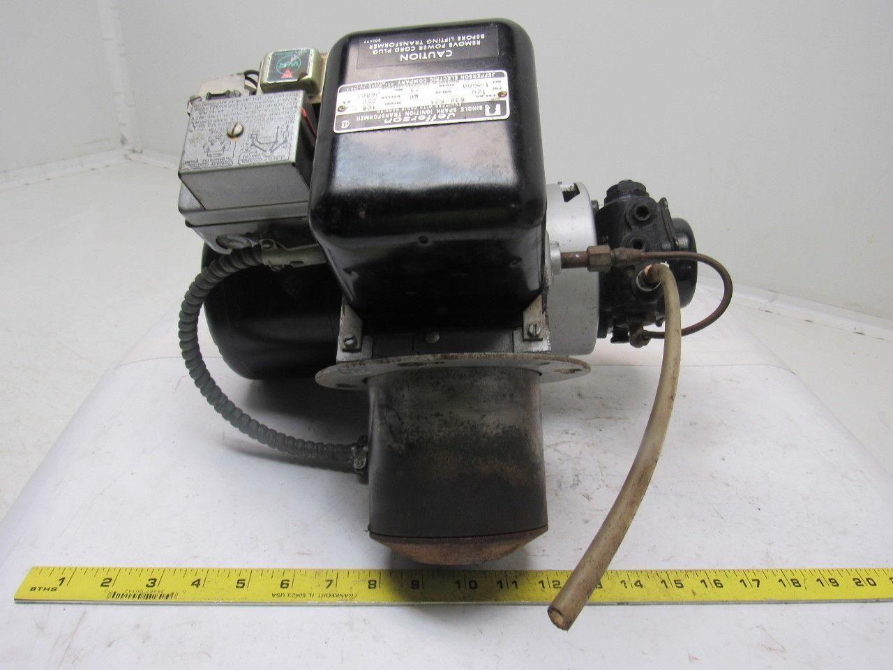 Nu-Way NA-8932 FM Series .55 GPH  Furnace Fuel Burner Ignitor 110V Blower