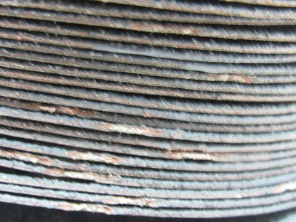 ARC Zirconia Alumina Resin Fiber Sanding Disc 4.5"x7/8" 36 & 80 Grit Lot of 75