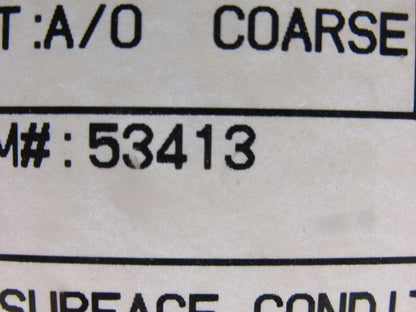 ARC 53413 Type P 3" Surface Conditioning Coarse Grit Quick Lok Disc Lot of 20