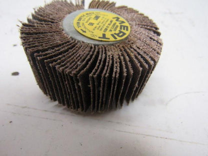 Merit 2458135 Flap Wheel Aluminum Oxide 2-1/2x1x1/4-20 Shank 80 Grit Lot of 7