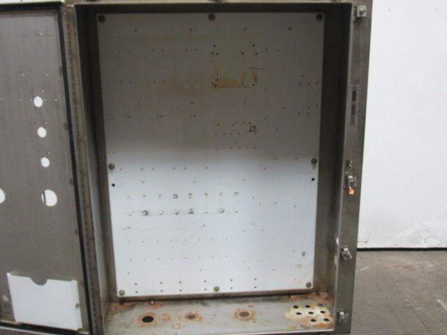 Free Standing Stainless Steel Electrical Box Enclosure 48"x37"x12" W/Back Plate