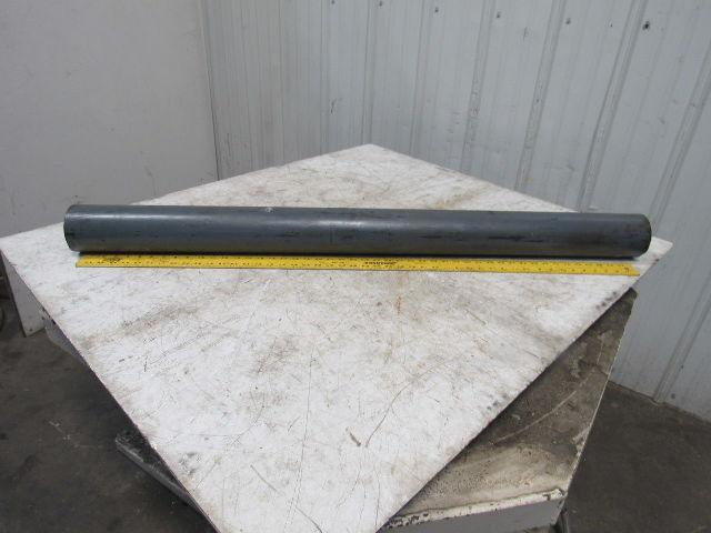 51" x 4" Steel Flat Face Steel Conveyor Roller 1-7/16 Keyed Bore