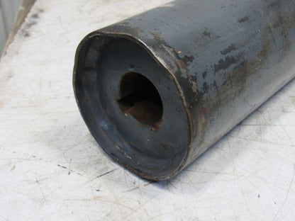 51" x 4" Steel Flat Face Steel Conveyor Roller 1-7/16 Keyed Bore