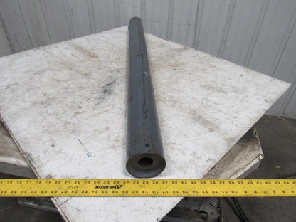 51" x 4" Steel Flat Face Steel Conveyor Roller 1-7/16 Keyed Bore