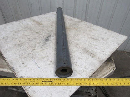 51" x 4" Steel Flat Face Steel Conveyor Roller 1-7/16 Keyed Bore