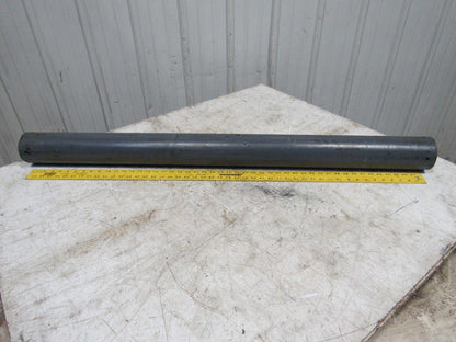 51" x 4" Steel Flat Face Steel Conveyor Roller 1-7/16 Keyed Bore