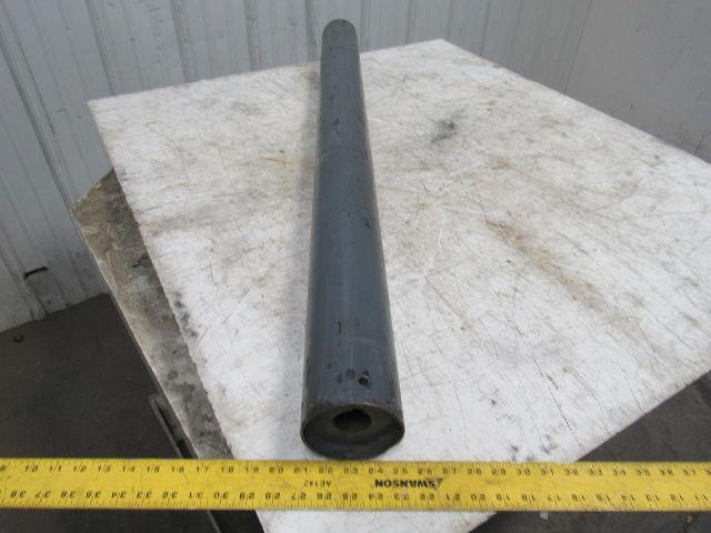 51" x 4" Steel Flat Face Steel Conveyor Roller 1-7/16 Keyed Bore