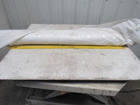 1-Ply White Smooth Top Conveyor Endless 3600mm x 1400mm  X 0.065"1.35mm