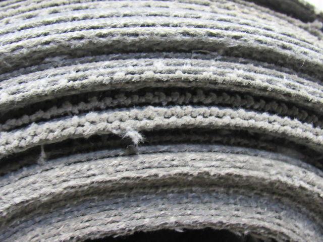 Interwoven Polyester Black PVC Crescent Top Conveyor Belt 99' x 42-1/8"x0.068"